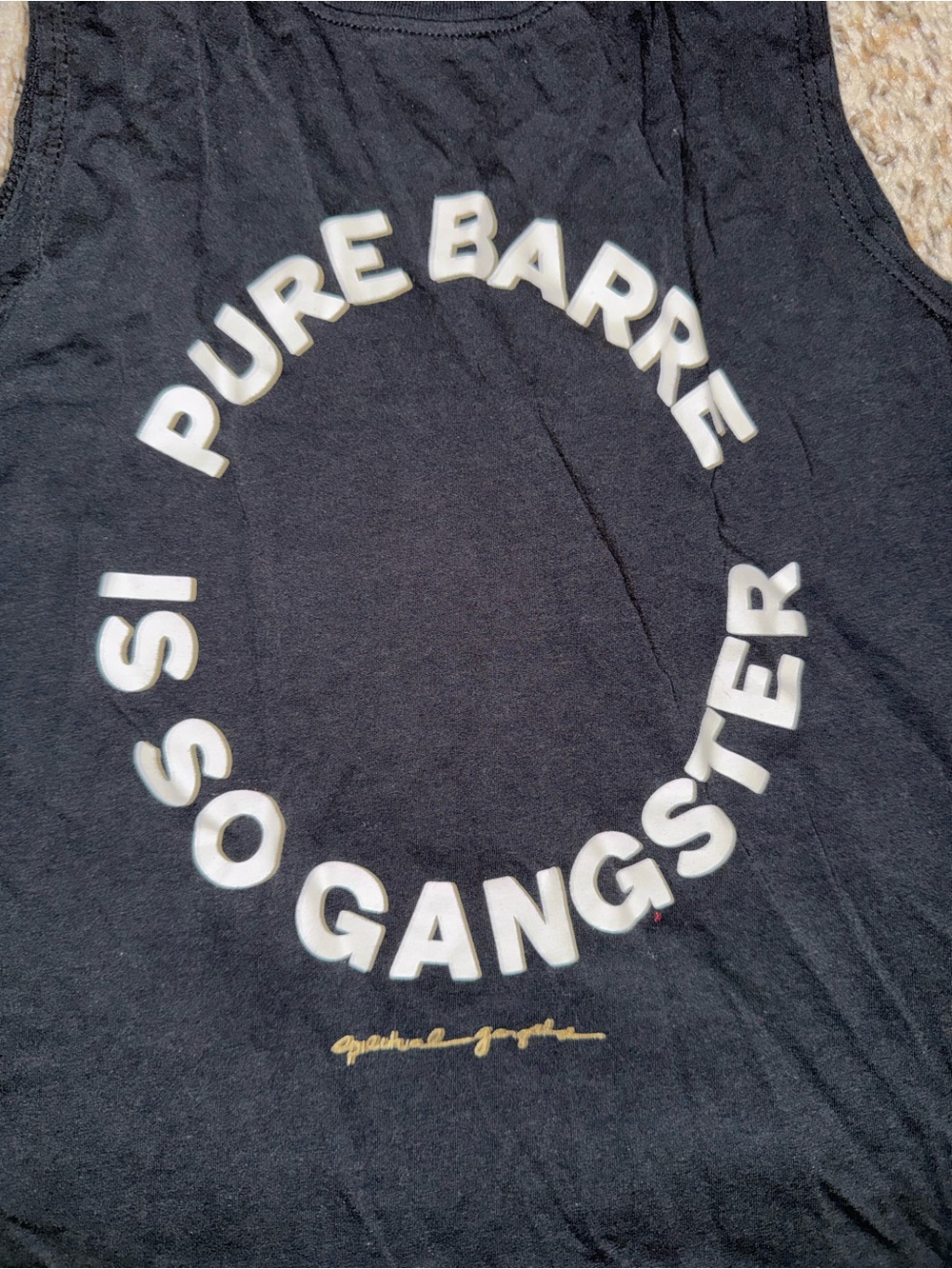 Pure Barre Spiritual Gangster Tank Top⭐️ Used - like new (worn once) ⭐️ - Picture 2 of 4